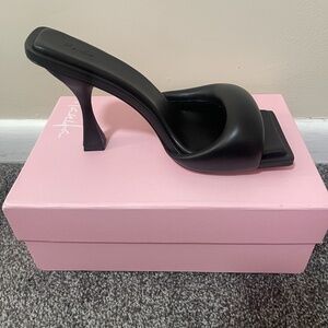 Hanifa opened toed heel